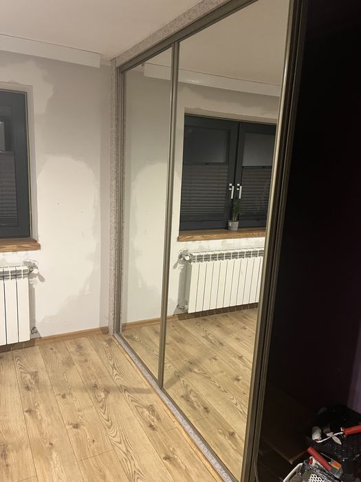 3 x drzwi przesuwne do szafy  z prowadnicami