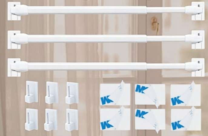 Karnisz Mini Do Zazdrostek Zasłon Kuchennych 40-70 Cm Wysuwany