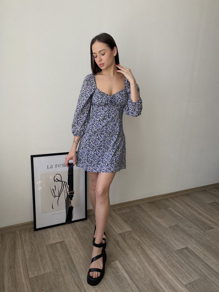 Сукня сарафан в квітковий принт h&m / платье сарафан в цветочный принт