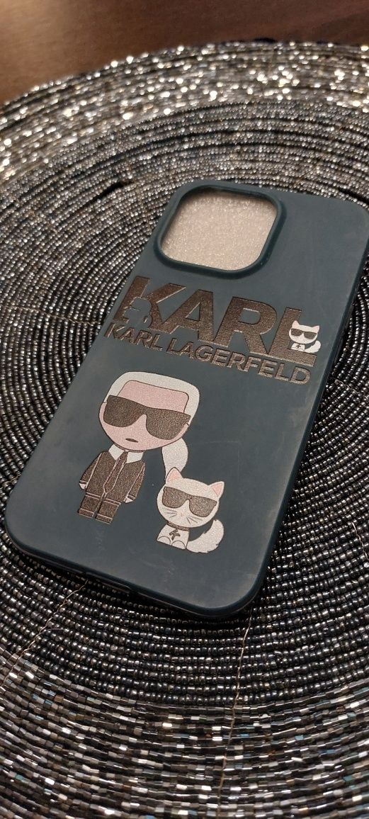 Nowe silikonowe etui IPHONE 13PRO Karl Lagerfeld