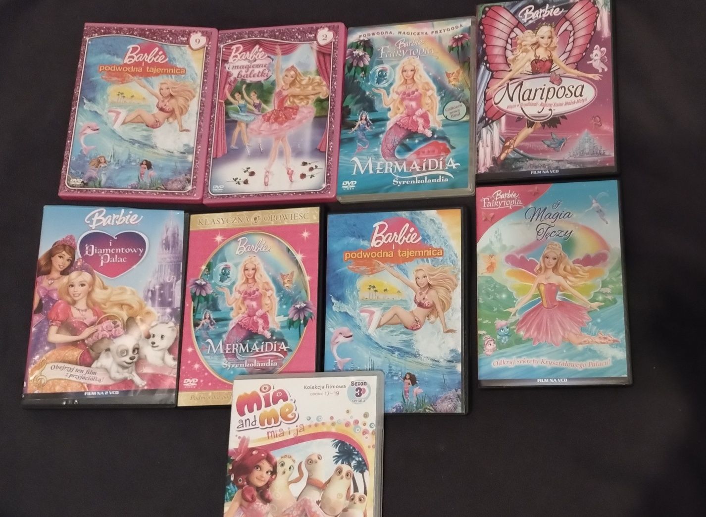 Sprzedam płyty VCD, dvd Barbie