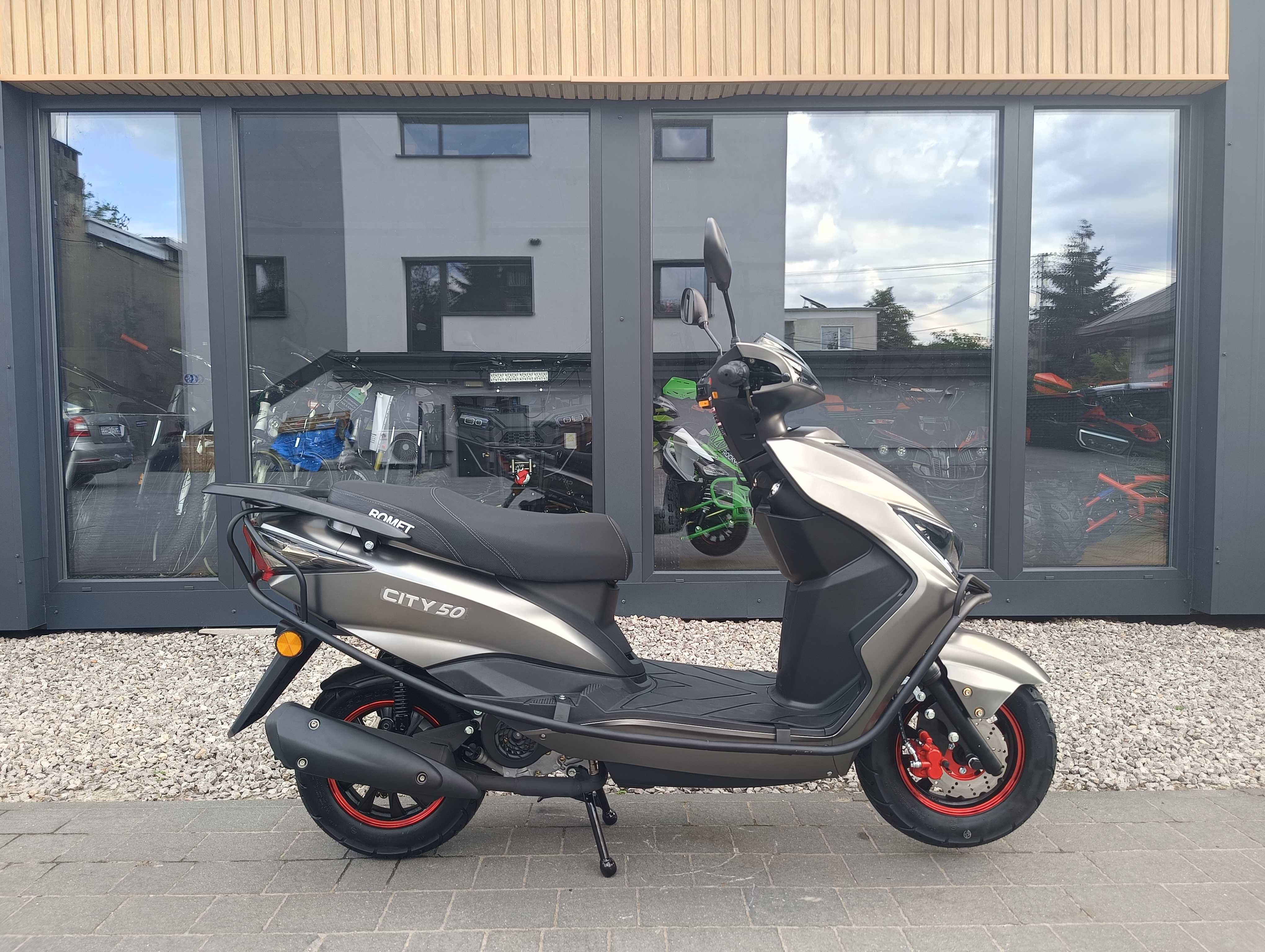 Skuter 50 Romet City 50 Nowy skuter Romet Łódź Zgierz Skutery Łódź