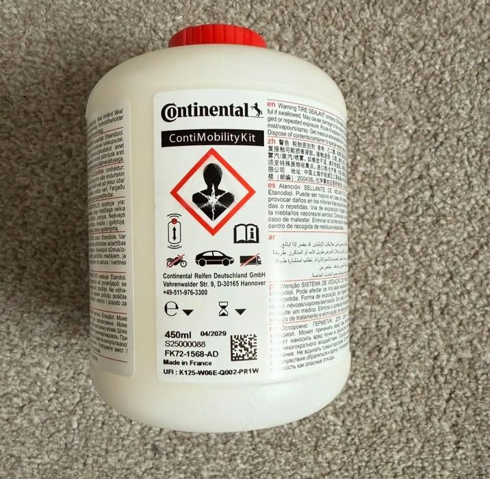 Компресор для авто з герметиком