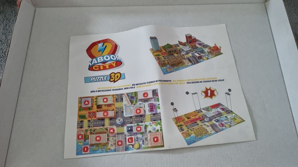 Puzzle 3d super things kaboom city