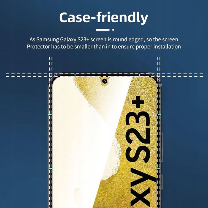 NEW'C - Zestaw 3x Szkło Hartowane do Samsung Galaxy S23