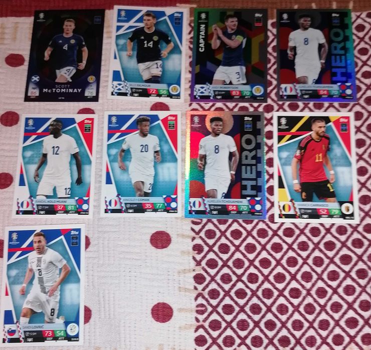 Karty piłkarskie EURO 2024