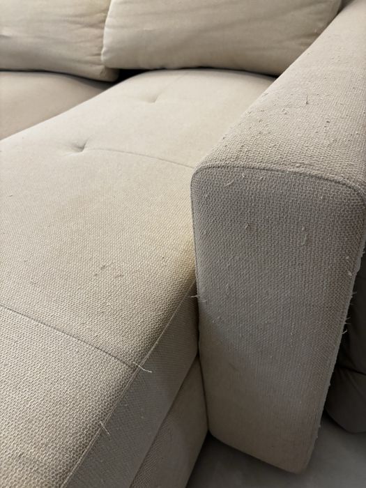 Sofá Cama 3 lugares com chaise longue