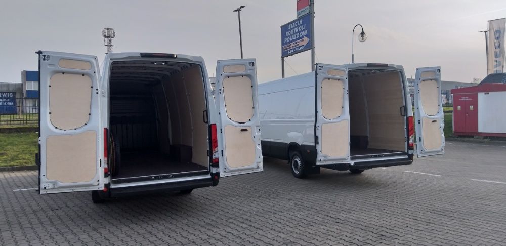 Zabudowa Iveco Daily 16m3, 18m3 podłoga, boki, nadkola MONTAŻ