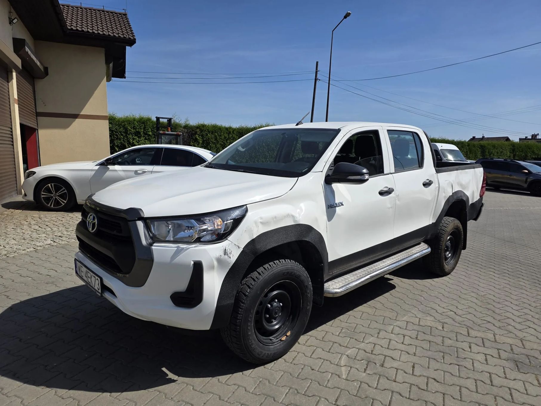 Toyota Hilux Krajowy mały przebieg uszkodzony Hilux Faktura VAT 23% Steeler