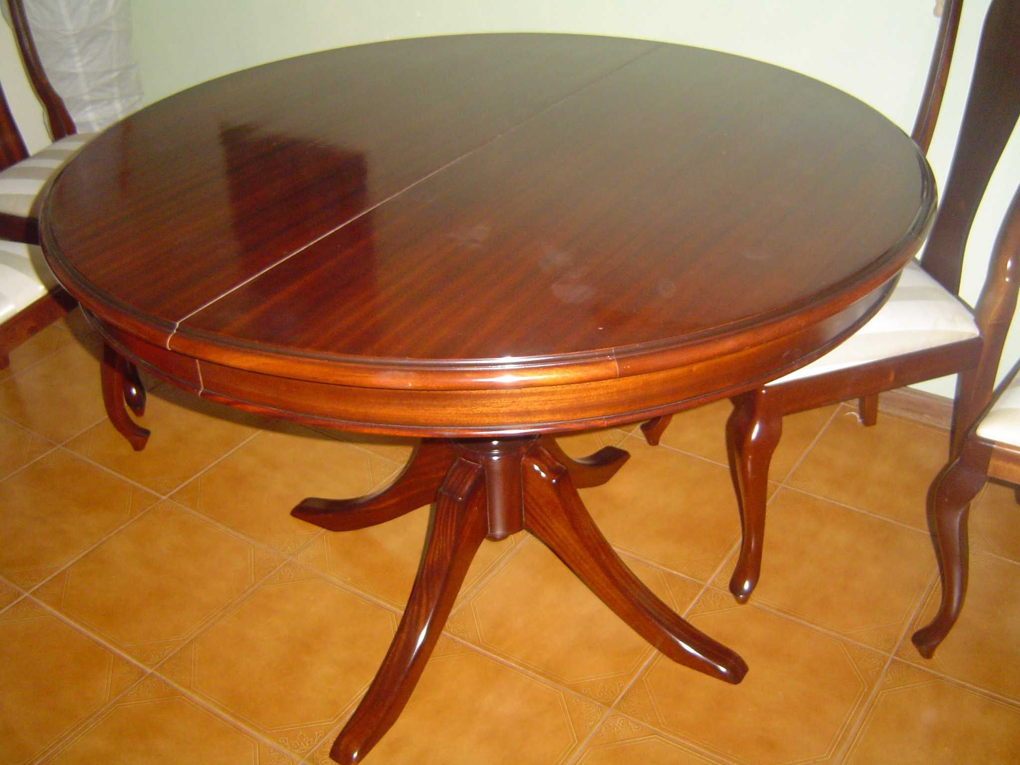 Sala de jantar  em raiz de nogueira
