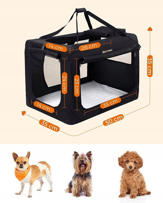 Torba transporter dla psa kota 50x30x30 zwierząt klatka kojec