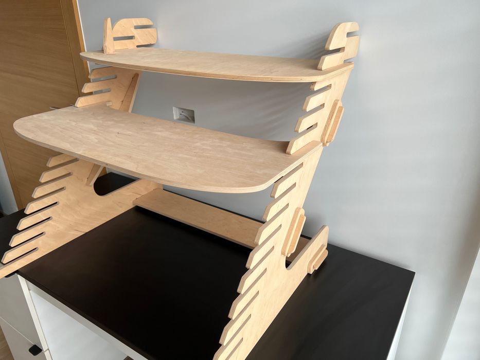 Pulpit na biurko do pracy stojąco/siedzącej Standee Basic