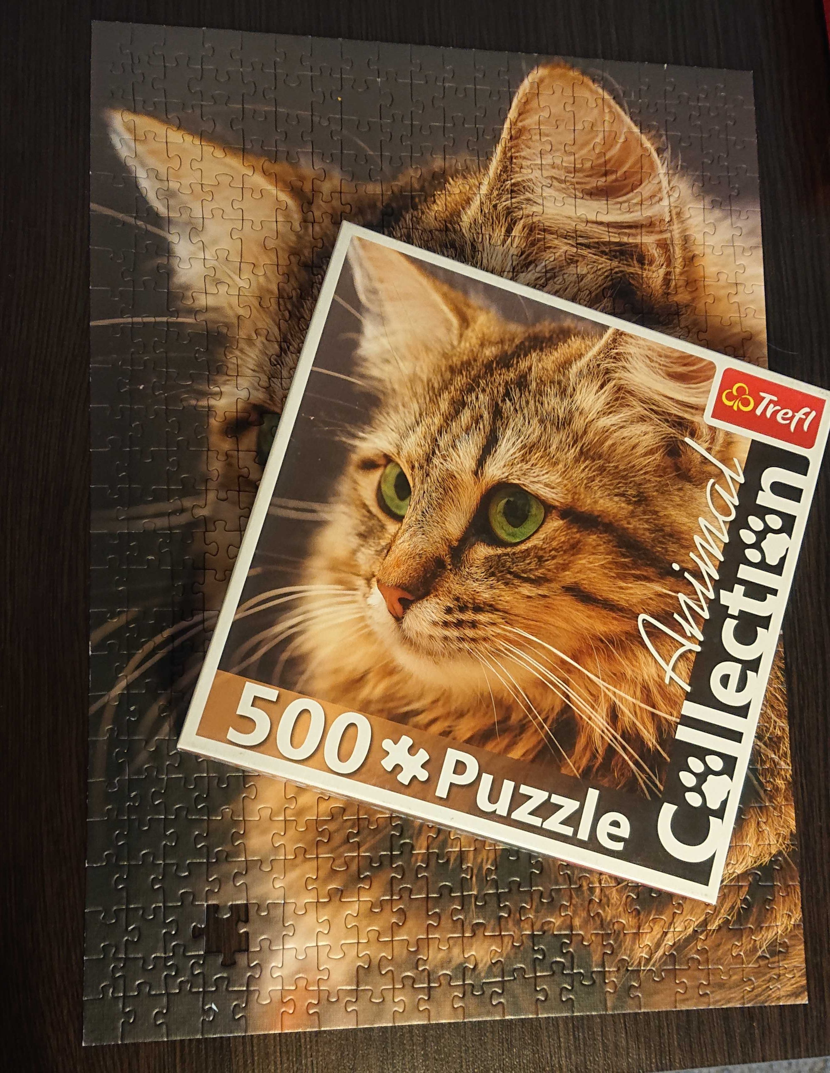 Puzzle Trefl Animal Collection / 500 elementów / brak jednego elementu