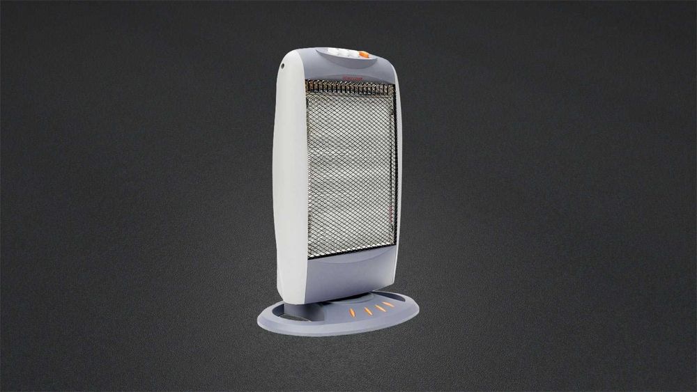 Обігрівач інфрачервоний галогенний Kitchin Plus з поворотом 1200 Вт