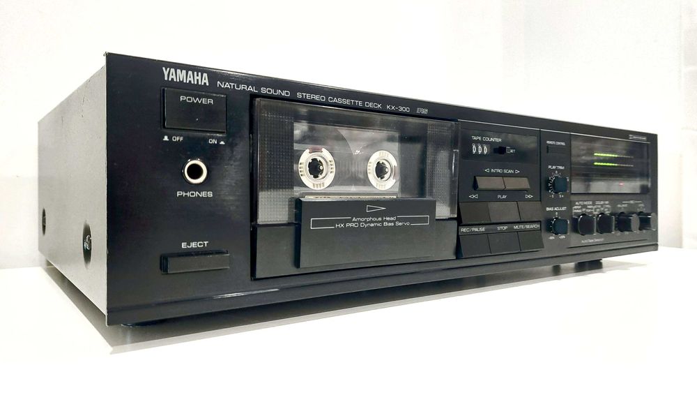 Leitor ca7 YAMAHA KX-300 ("Bias Adjust"/"Play Trim"/"Amorphous Head")*