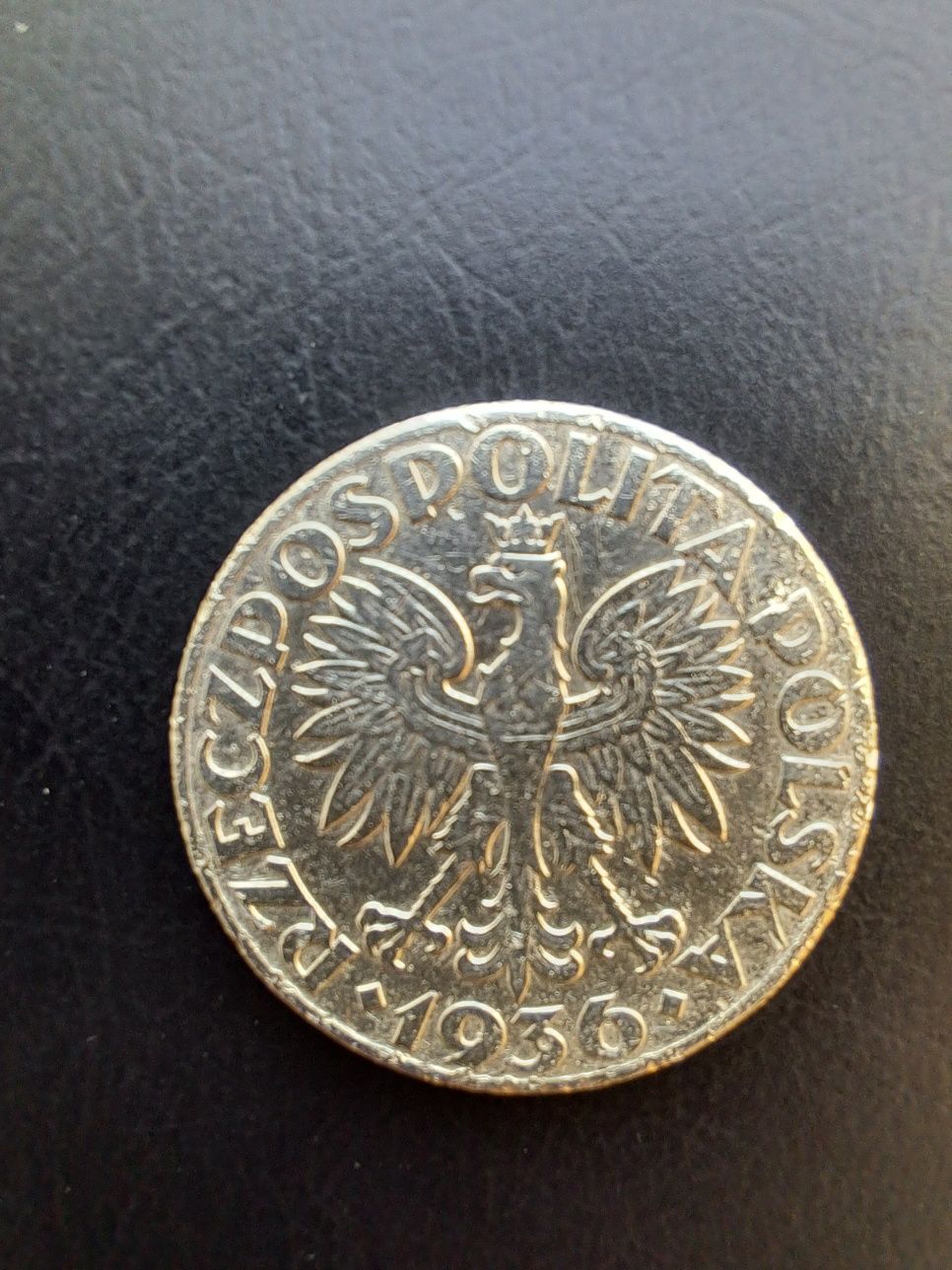 2zł 1936r Żaglowiec