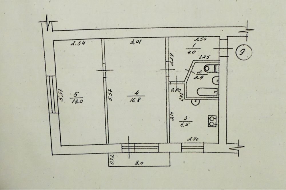Продаж! Центр! 2-кімнатна квартира! Індивідуальне опалення!