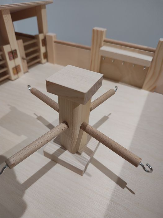 Stajnia dla koni schleich drewniana 8 boksów