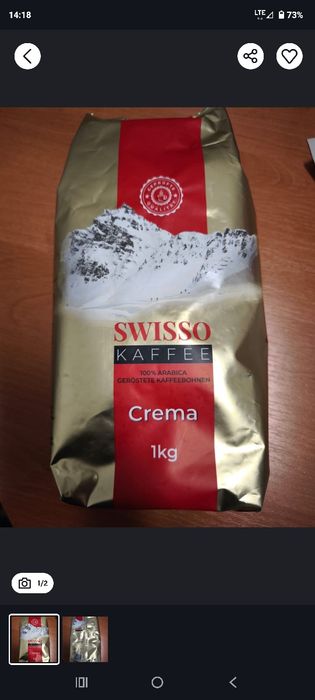 Swisso kawa ziarnista 5 kg