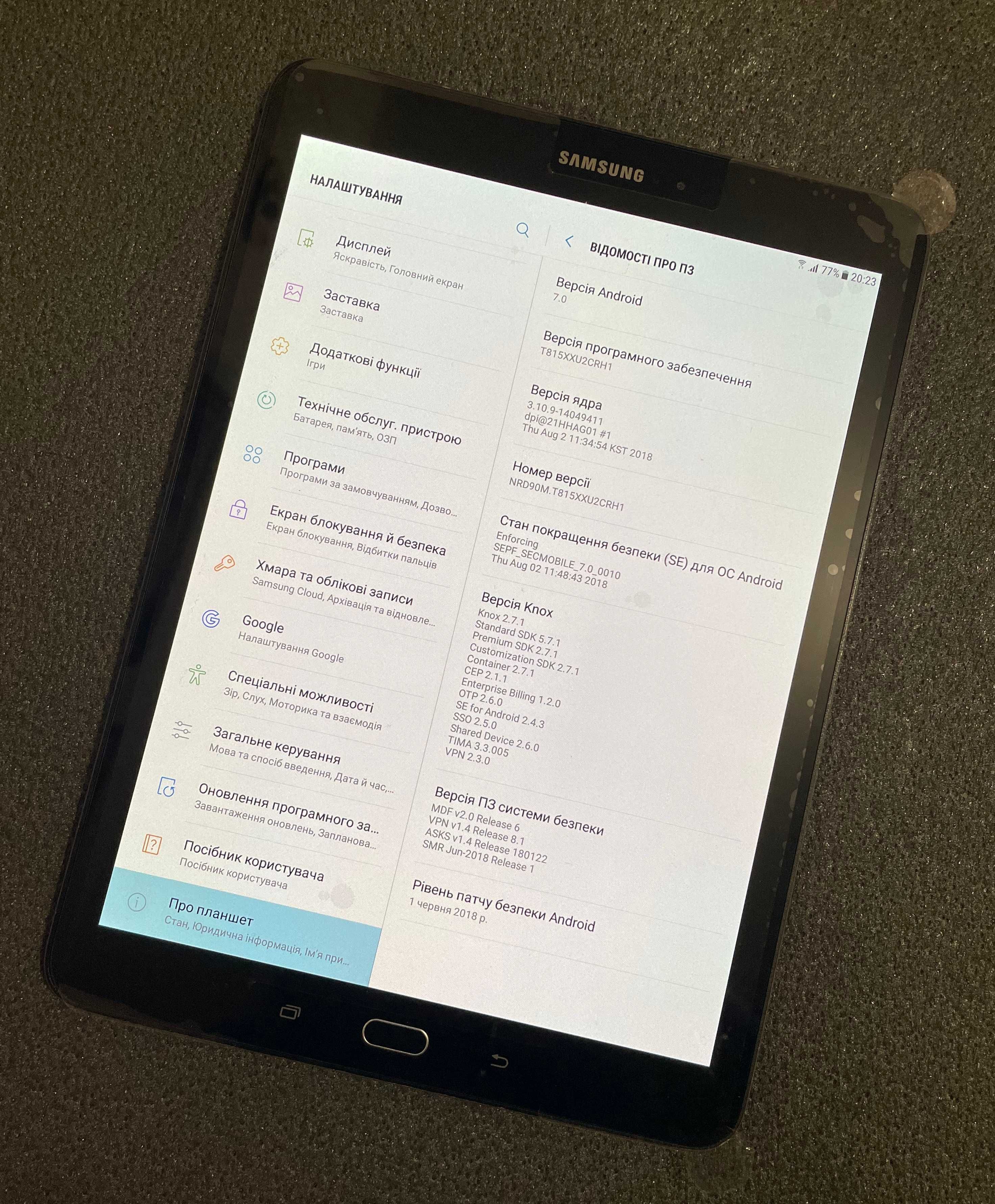 Планшет Samsung Galaxy Tab S2 9,7" 3G 32Gb Black (SM-T815)
