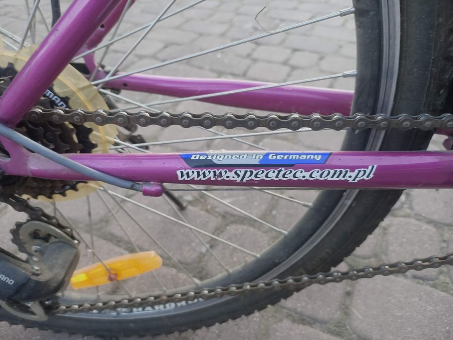 Rower dla dziewczynki 24 cale Rayon stan bdb Shimano 18 biegów