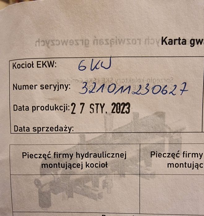 Elektryczny, energooszczędny kocioł wodny c. o. "Rotmistrz" 6KW Elterm