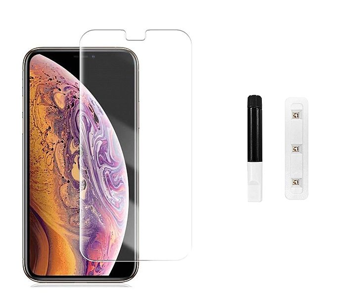 Szkło Hartowane Uv+ Lampa Uv do iPhone 11 Pro Max / Xs Max