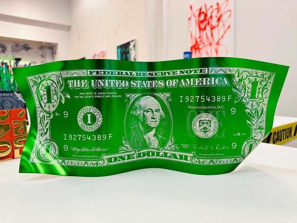 Obra de Arte de Karl Lagasse - One Dollar (Emerald)