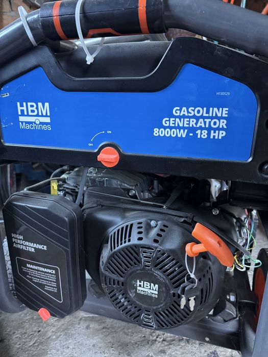 Генератор HBM Machines 8000W - 18 HP 8кВт