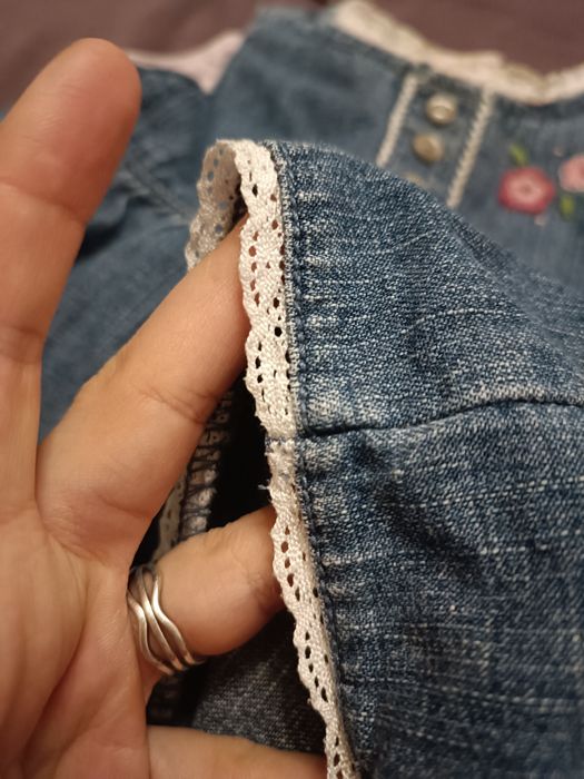 Теплий сарафан для немовлят, 6 місяців