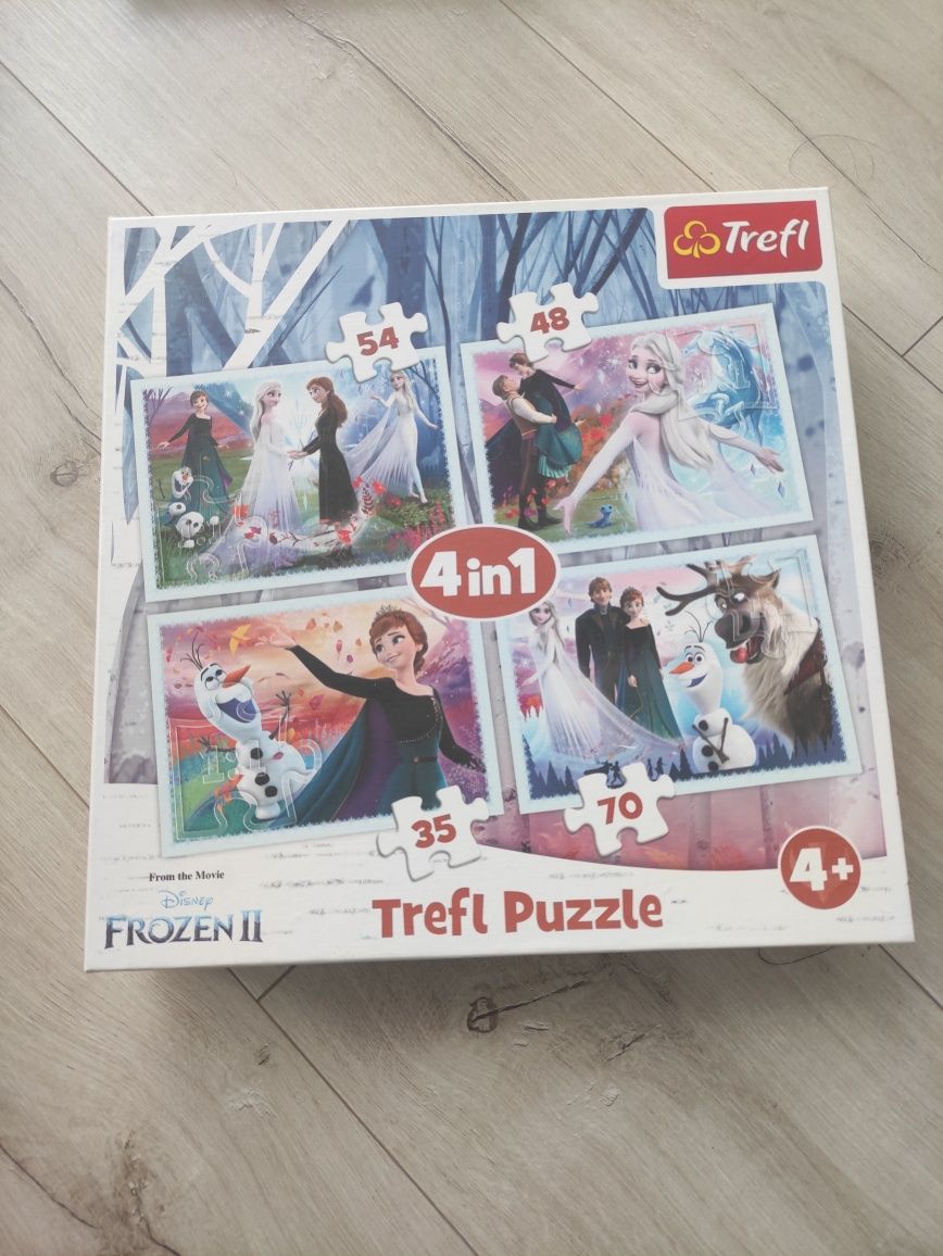 Puzzle Frozen, Myszka Minnie, Reksio