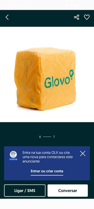 Mochila térmica glovo