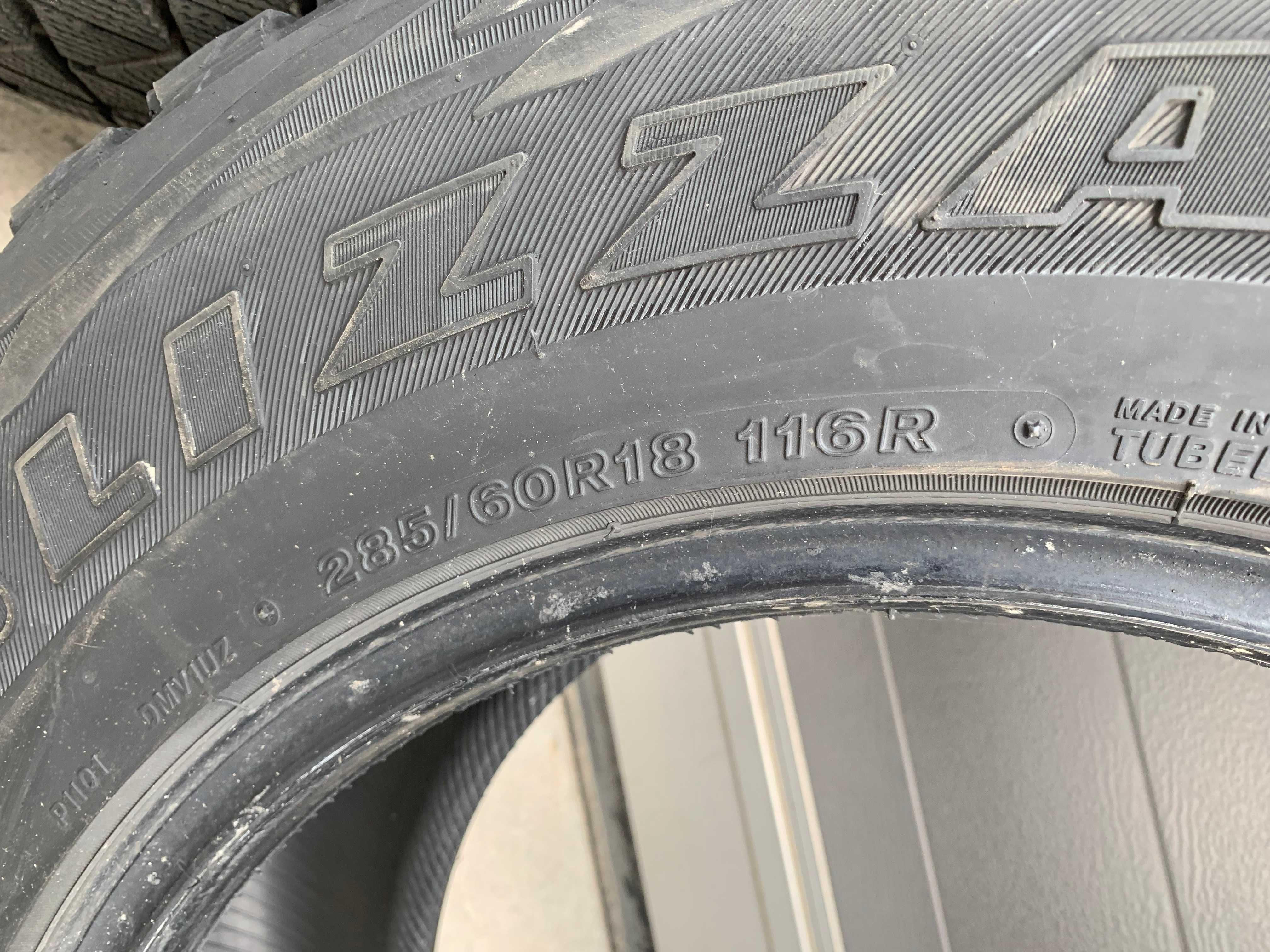 Зимові шини Bridgestone Blizzak 285/60 R18