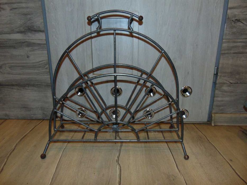 Gazetnik,stojak na gazety vintage z lat 50