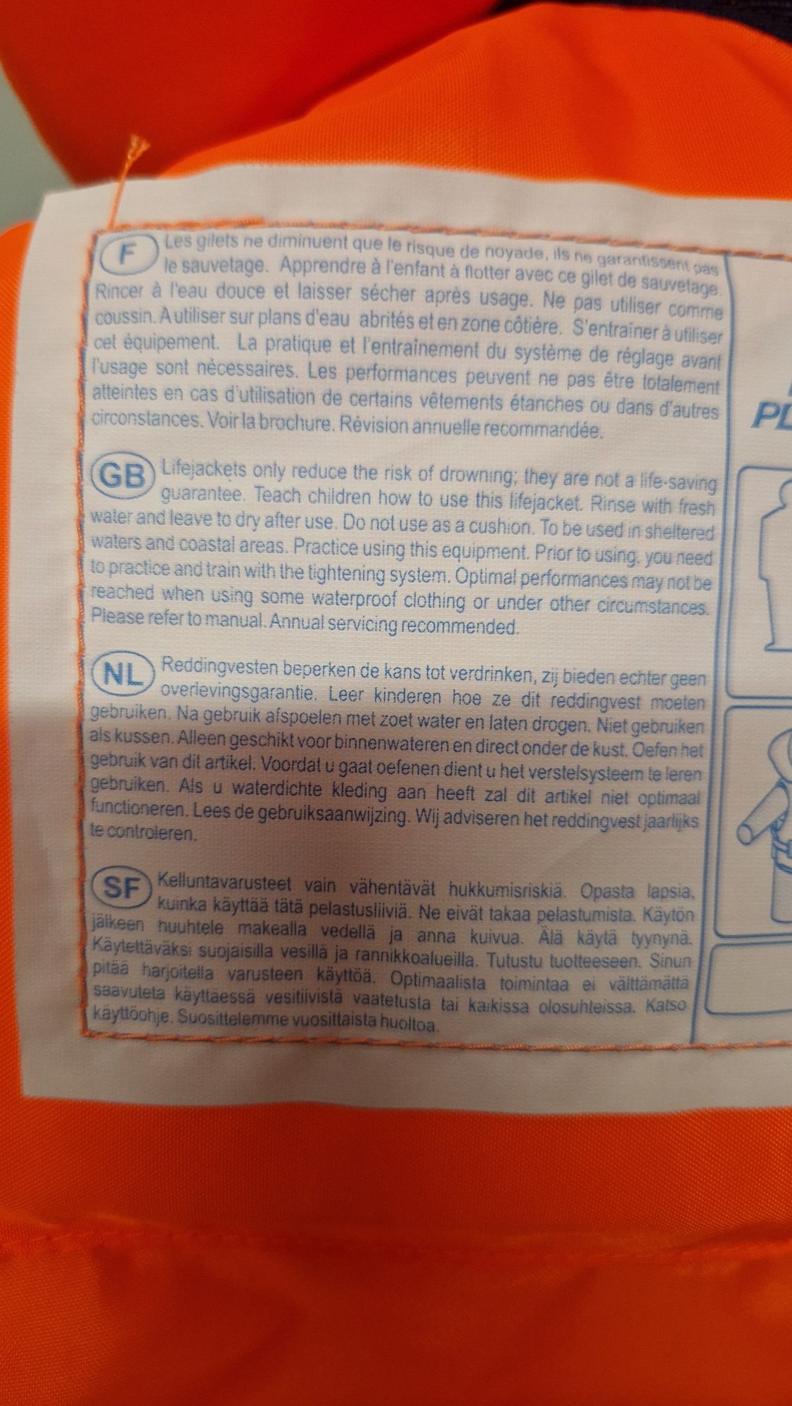 Colete salva-vidas Criança Plastimo