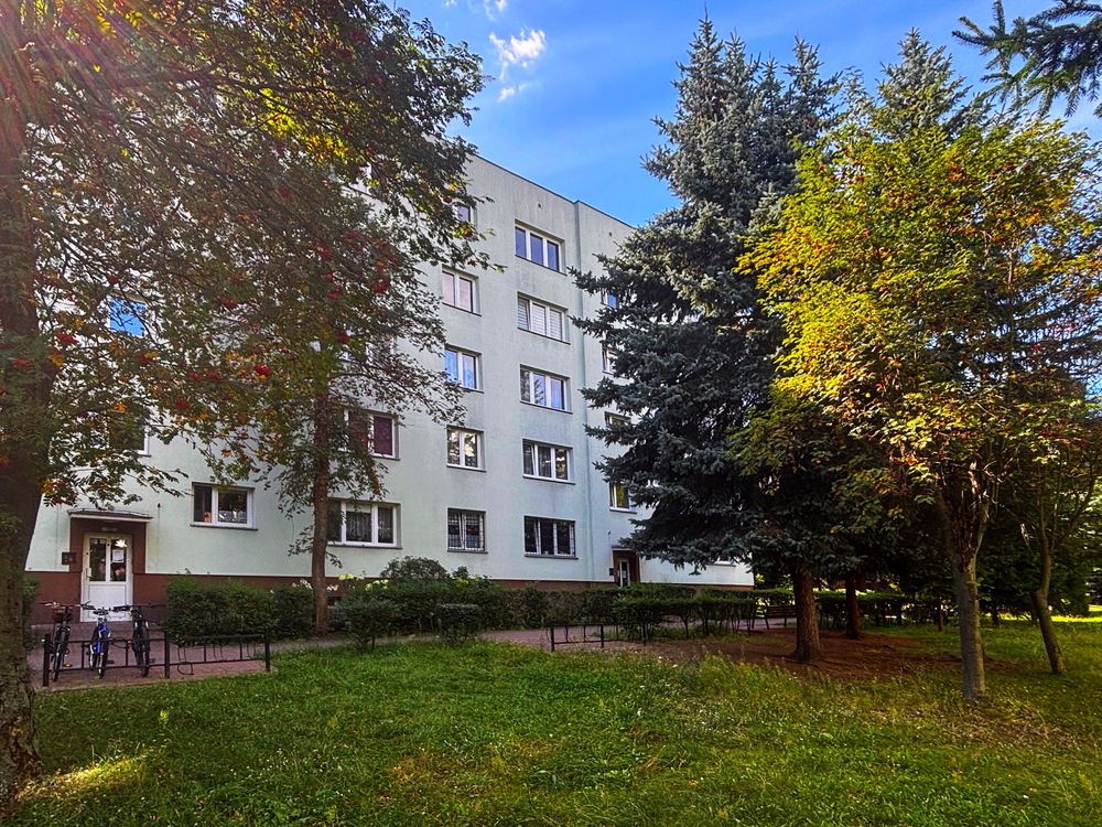 43 m2 z balkonem, blosko PKP