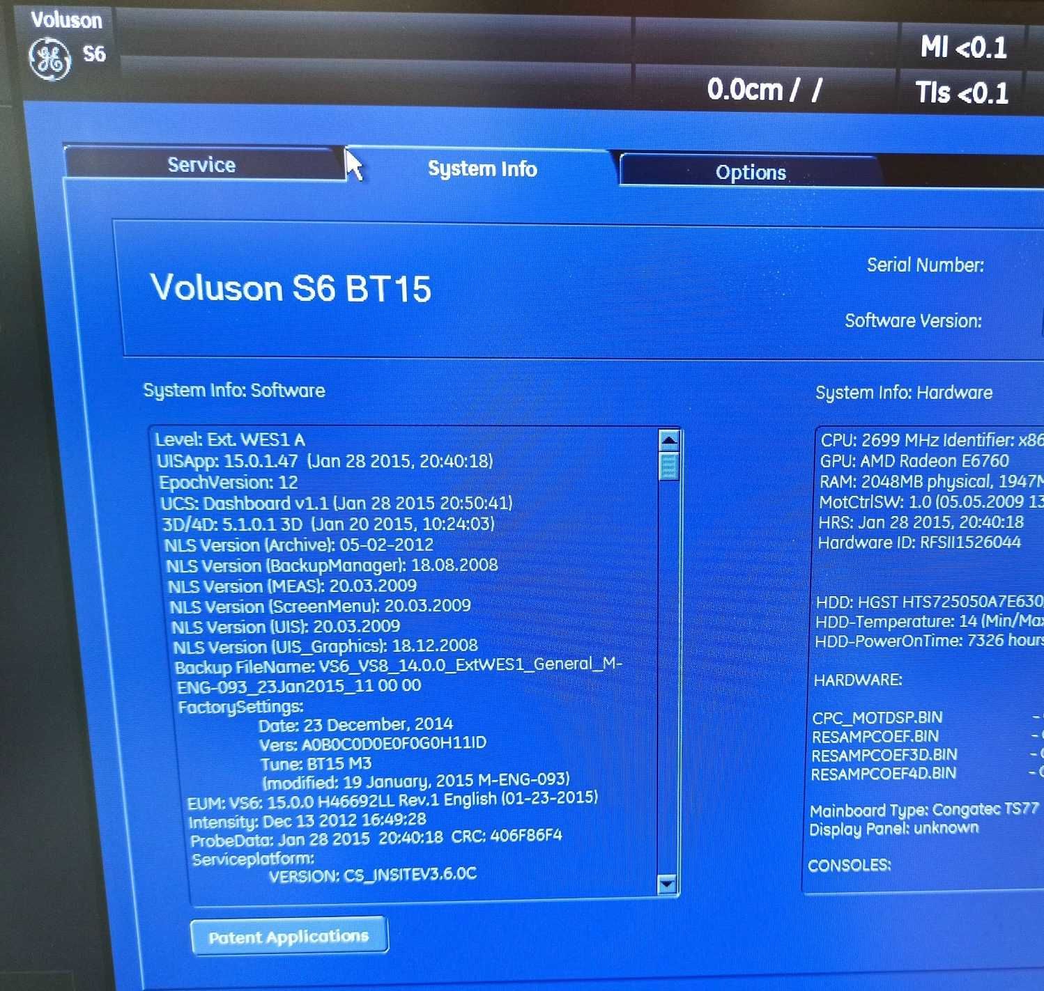УЗД GE Voluson S6 BT15 (07/2015 р.в.)