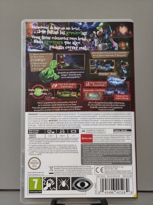 Nintendo Switch Jogo Luigi Mansion 3 como novo