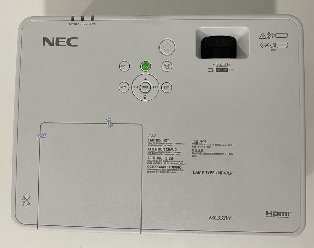 NEC MC332W якісний 3LCD проектор WXGA