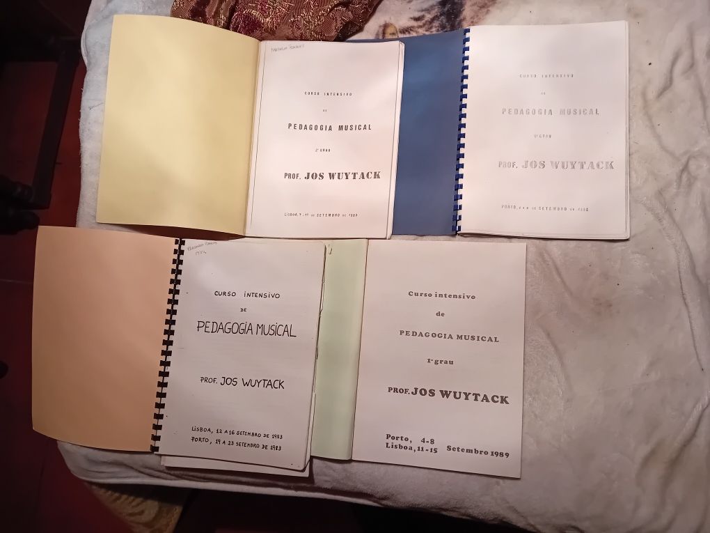 Conjunto de 3 Livros Antigos Curso Pedagodia Musical