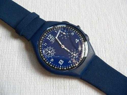 De Coleção: RARO Swatch 2001 "Thincro - Outrage" Skinchrono, como NOVO