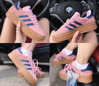 Женские кроссовки Adidas Gazelle Bold Pink Glow 36-41 Хит Лета! Топ