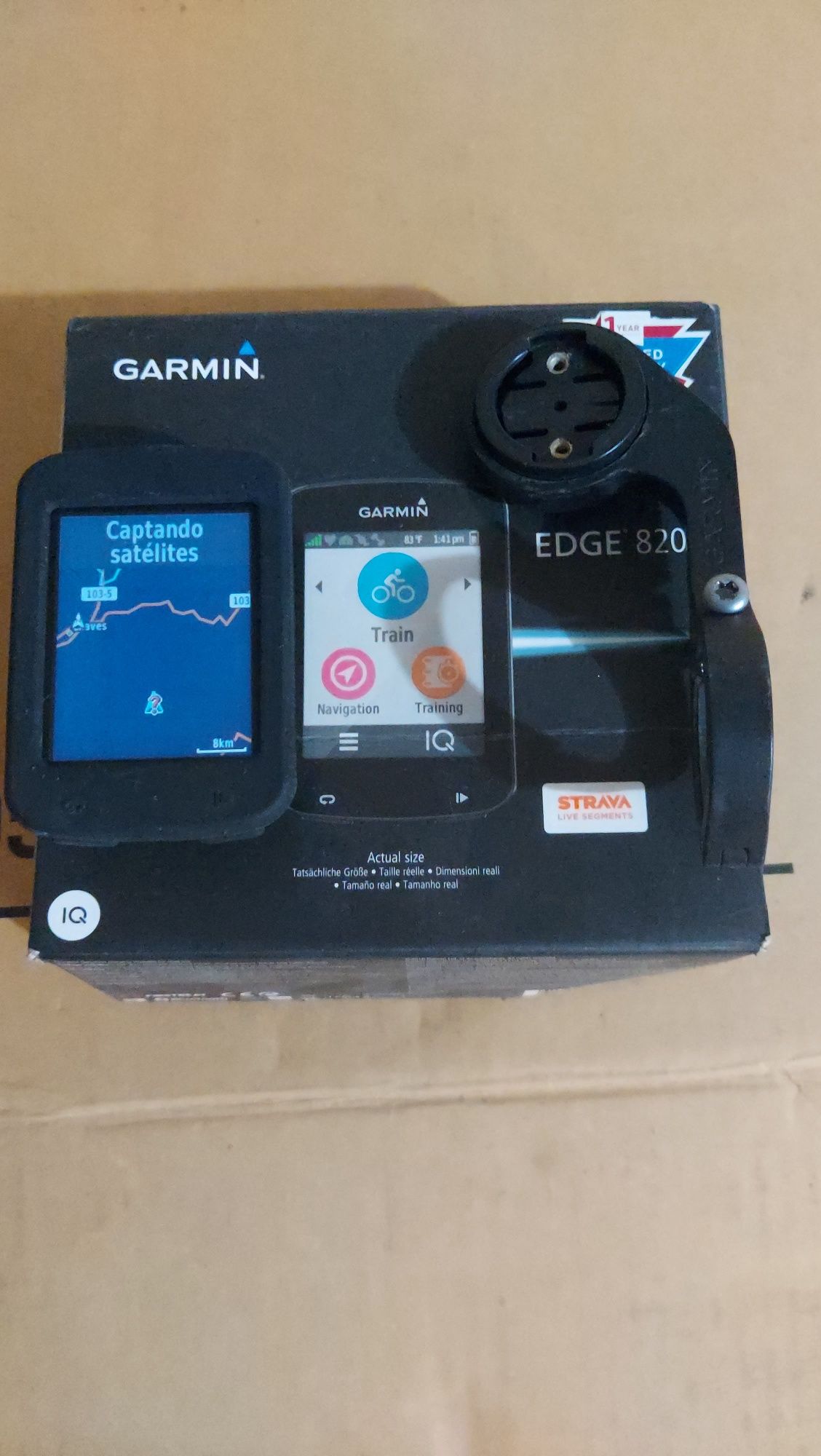 V...GPS Garmin Edge 820