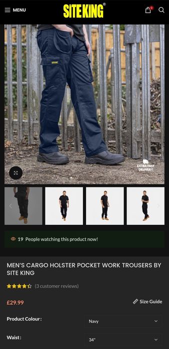 Чоловiчi робочi штани  Site King