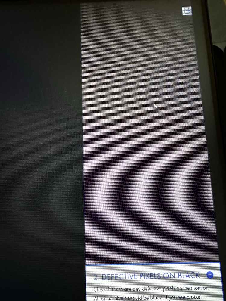Monitor AOC 24G4XE uszkodzona matryca