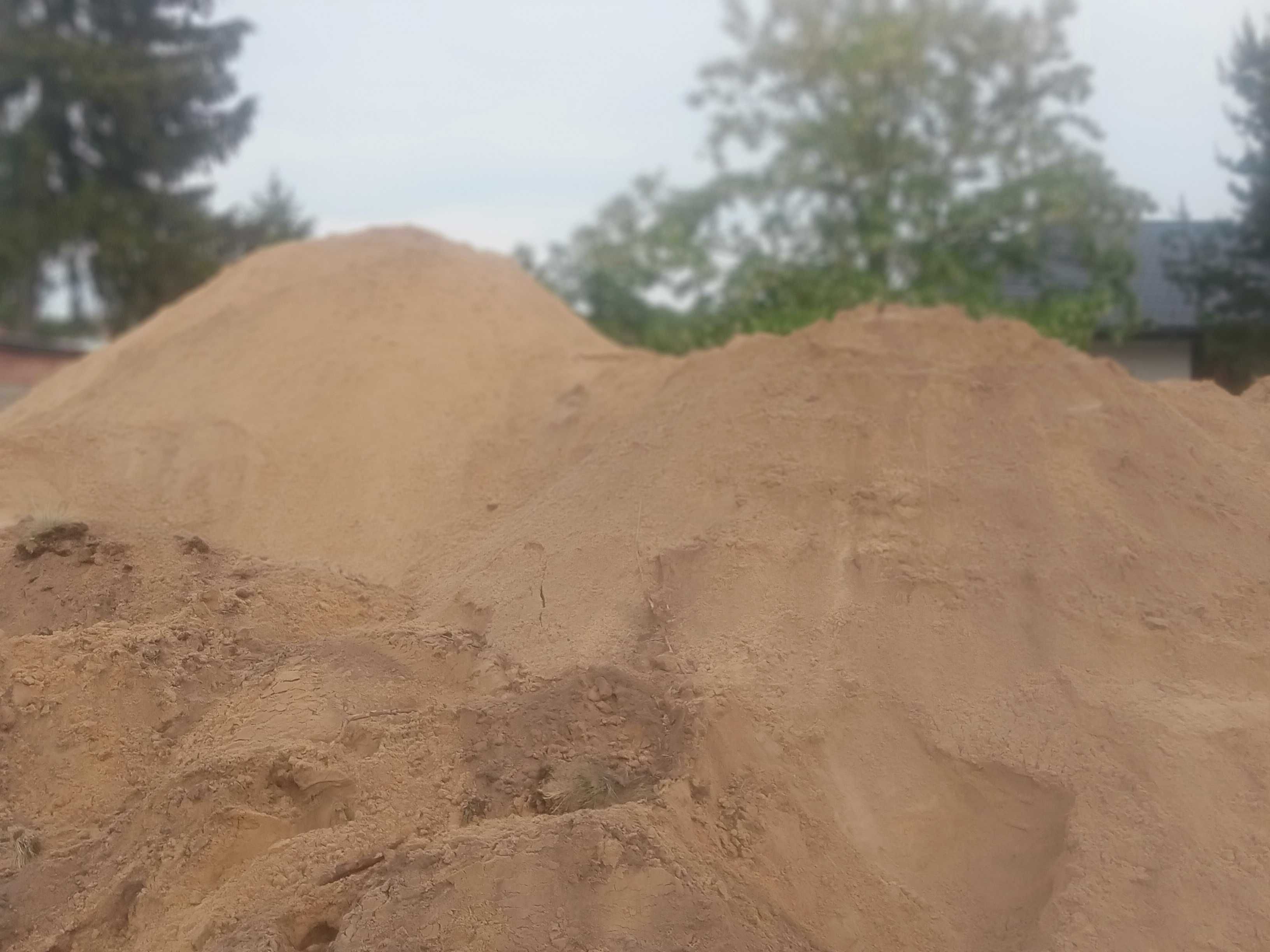 Piasek siany do murowania piach podsypkowy i wylewek od 3 do 25 ton