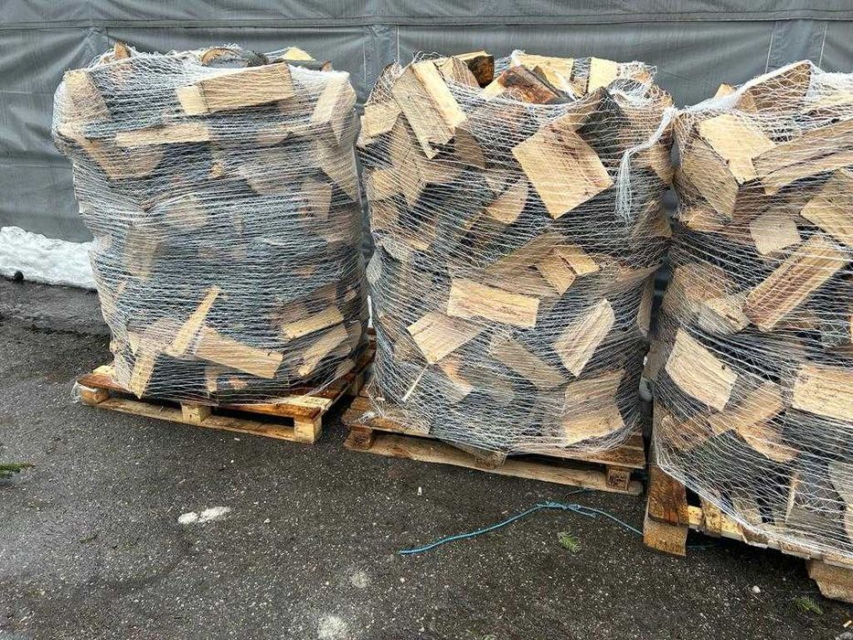 Drewno Drzewo Kominkowe Opałowe Na Paletach Najtaniej Buk Grab