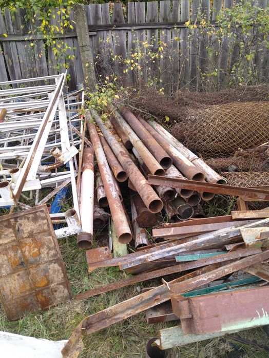 Метал бу швелер, двотавр, трубы уголок, рельси, столбы, шифер