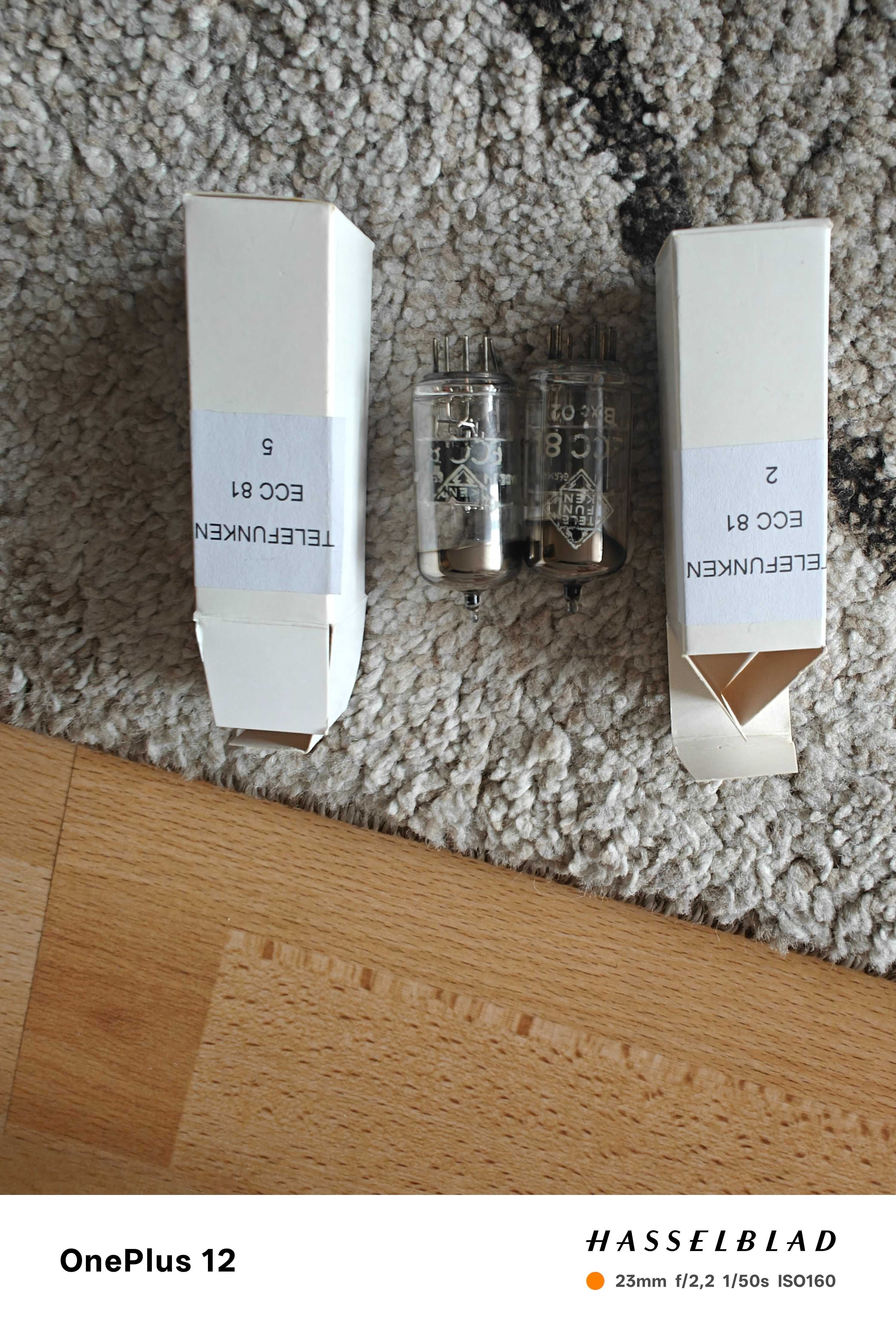 Lampy ECC81 do sprzętu audio