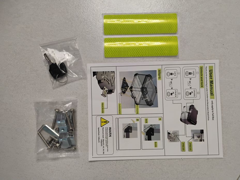 Kufer motocyklowy 55L